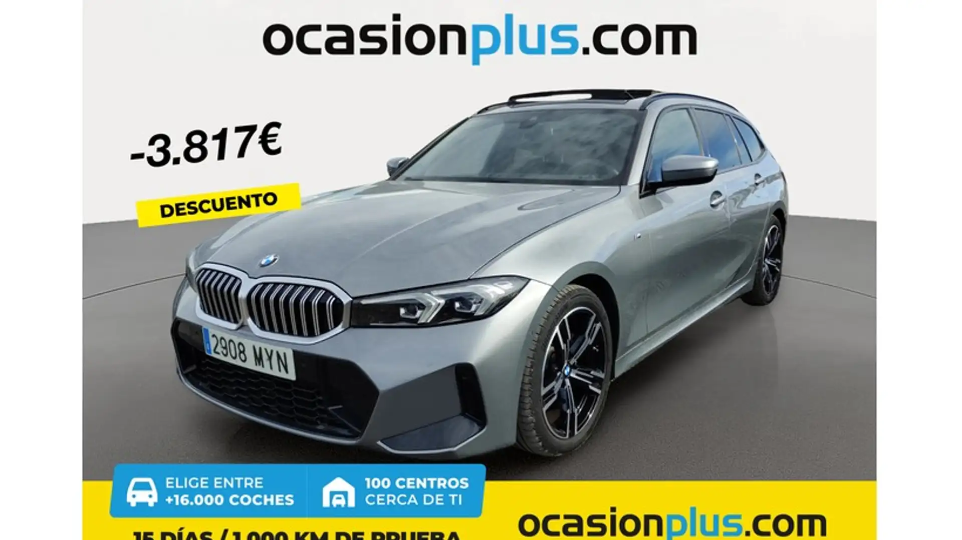 BMW 318 318dA Touring Gris - 1