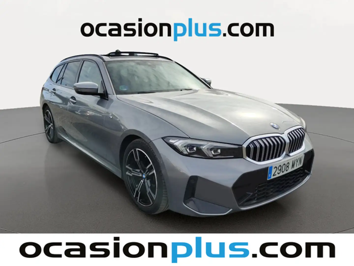 BMW 318 318dA Touring Gris - 2