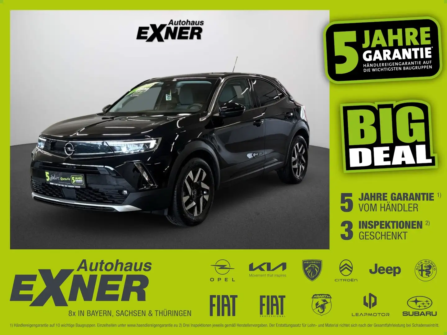 Opel Mokka-E ELEGANCE LED+SHZ+Winterp.+Kam.+KlimaA+LM Zwart - 1