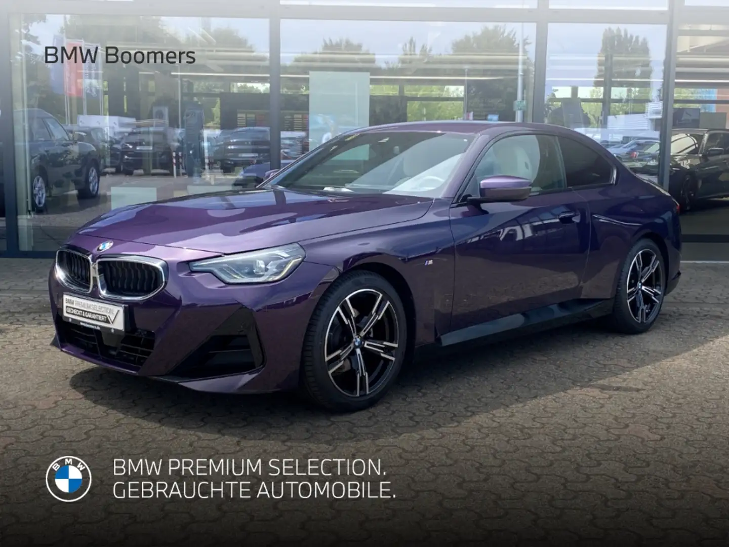 BMW 220 i Coupe M Sport AHK Lordose Parking Assistant Violett - 1