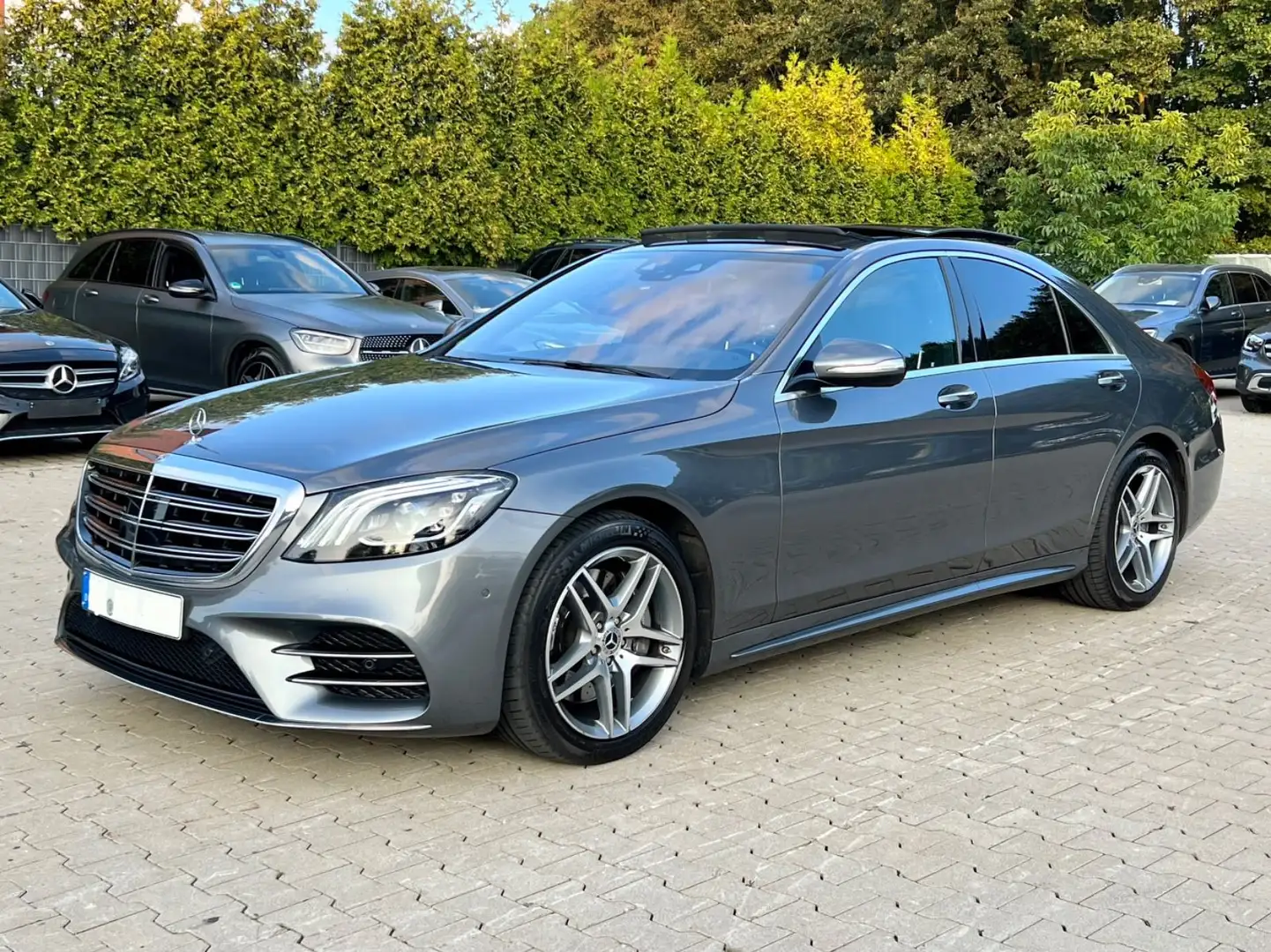 Mercedes-Benz S 350 S350d AMG LINE 9G-TR-PANODACH-DISTR.-BURM.-TOTW. Gris - 1