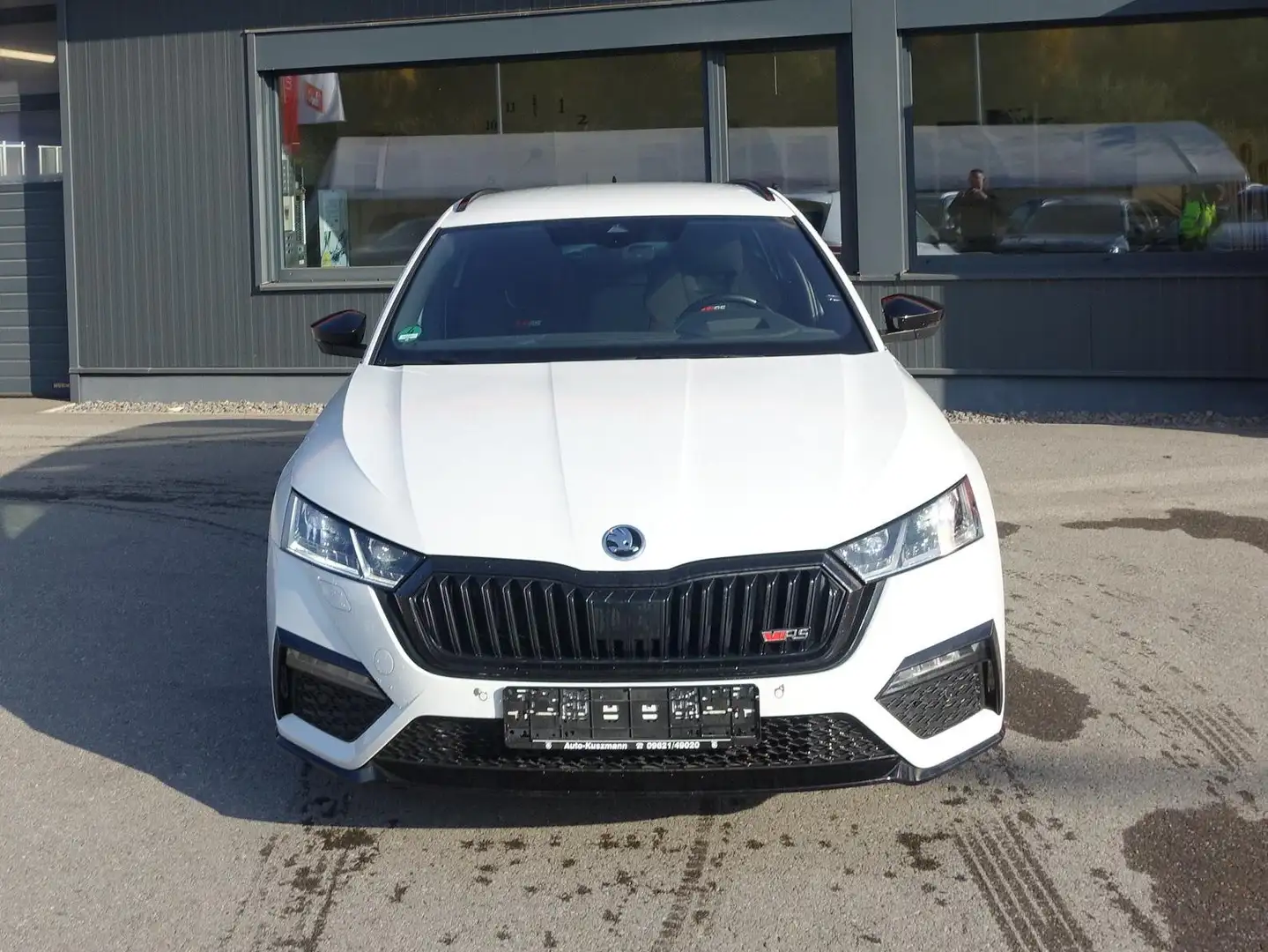 Skoda Octavia RS TDI DSG "LED,AHV,NAVI" Blanc - 1