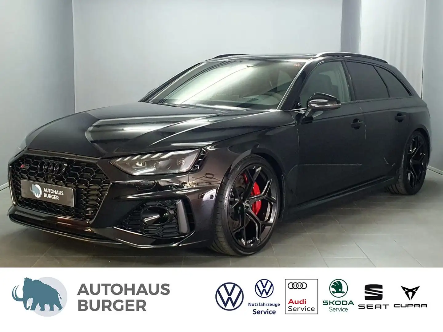 Audi RS4 Avant Panorama/RS-Abg/AHK/B+O/ACC/HuD/Matrix Schwarz - 1