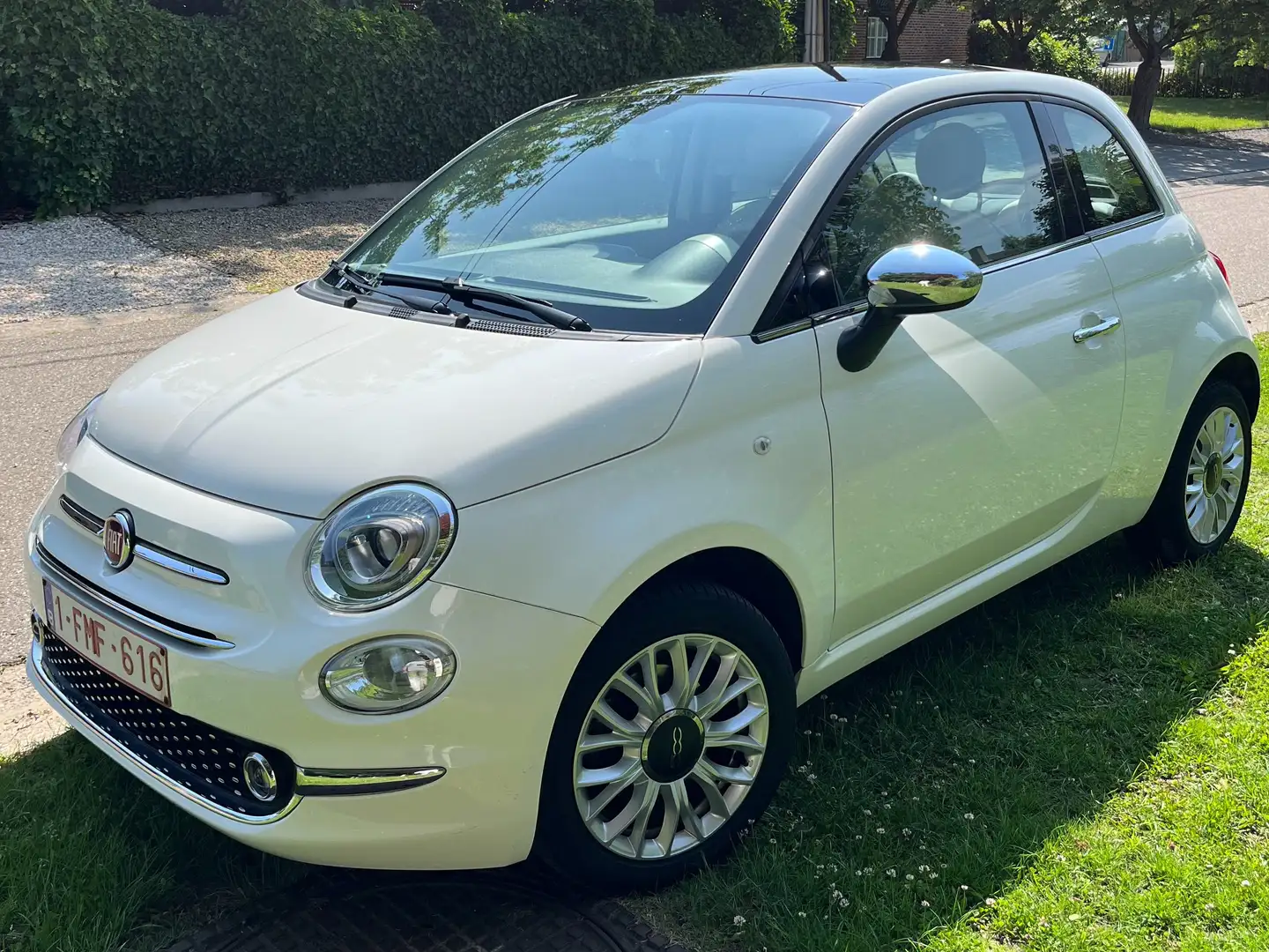 Fiat 500 500 1.2 8V Lounge Blanc - 1