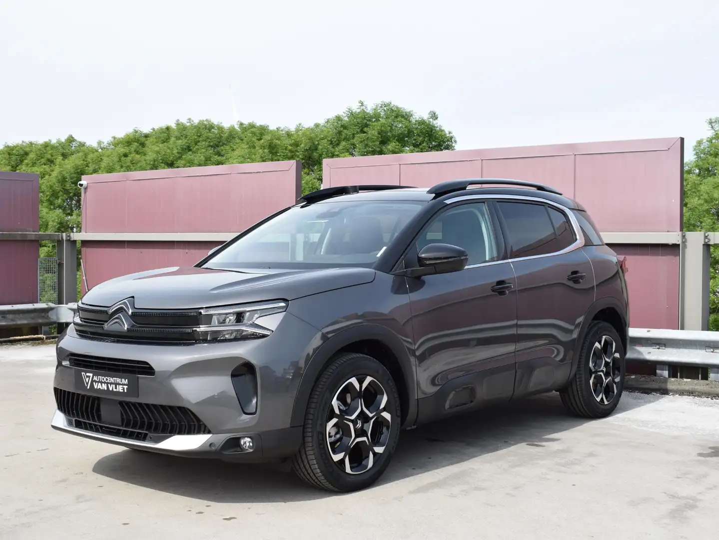 Citroen C5 Aircross 1.2 Hybrid 136 Max SCHUIFDAK | ELEKTRISCHE ACHTERK Grijs - 2