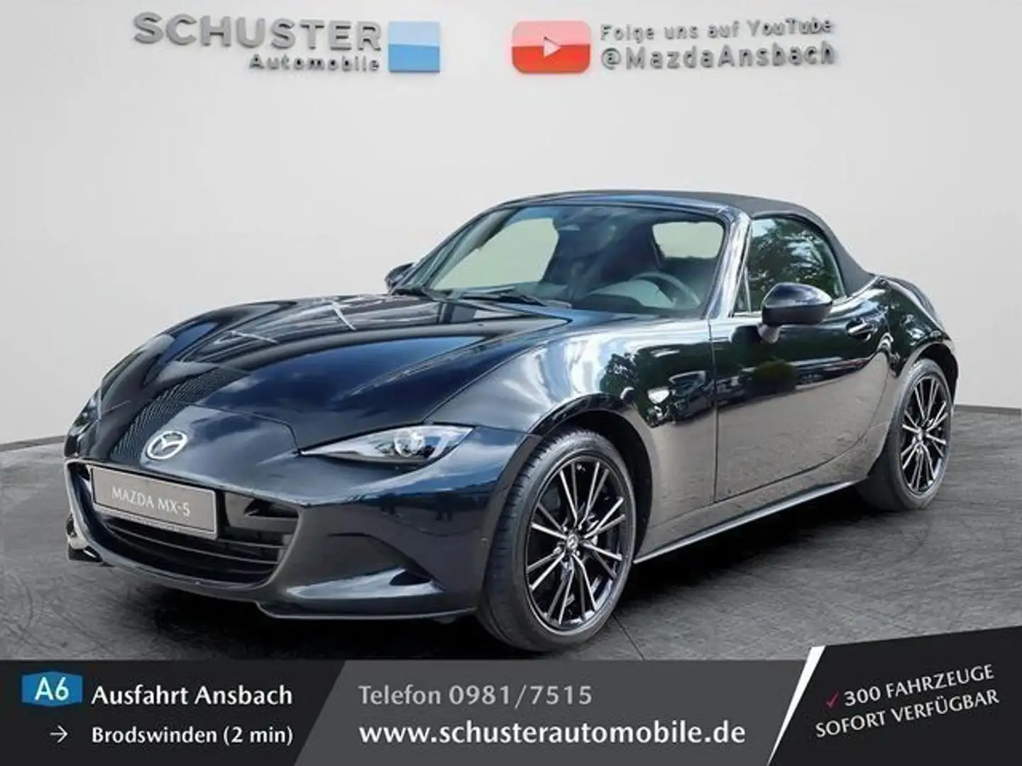 Mazda MX-5 Exclusive-Line 2.0l 184 PS Matrix-LED/BOSE/ Fekete - 1