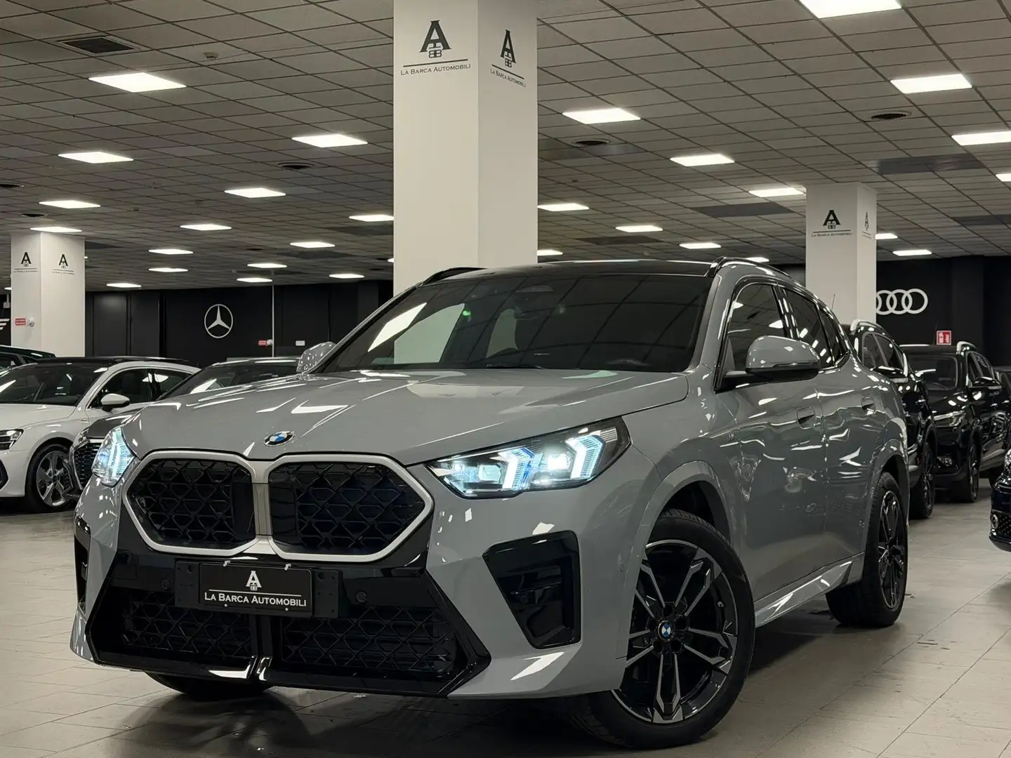 BMW X2 sdrive 18d TETTO MSport auto Grau - 1
