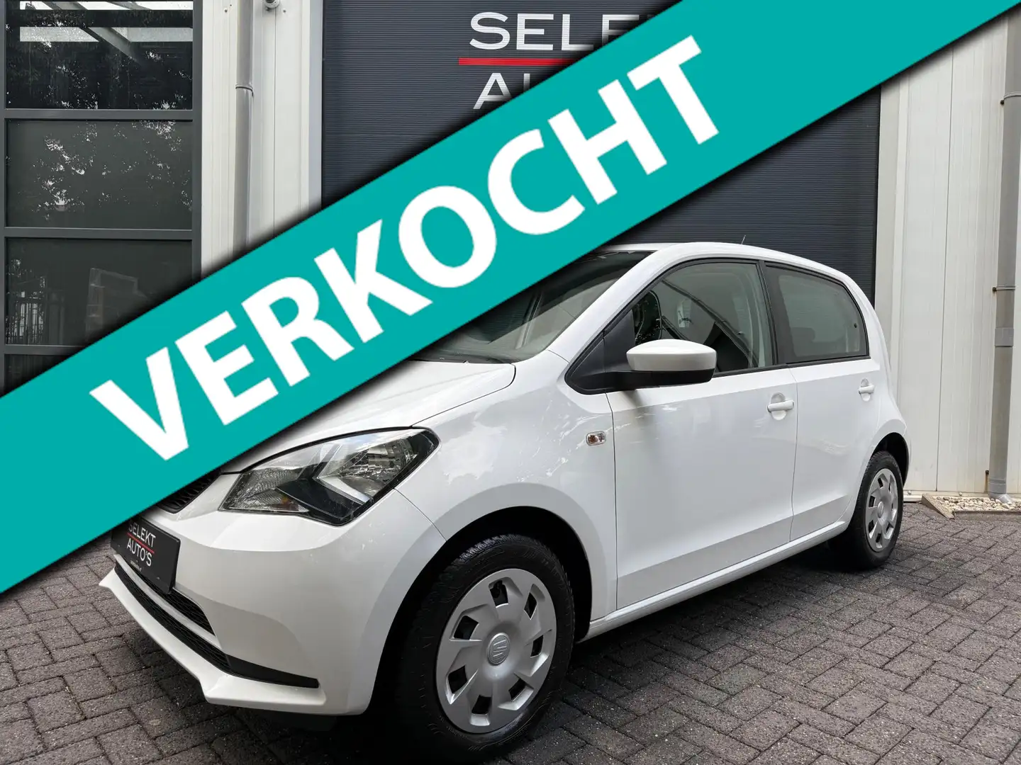 SEAT Mii 1.0 Style 75 Pk Airco/Stoelverwarming/Bluetooth/5- Wit - 1