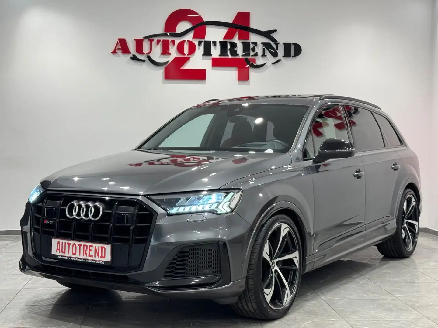 Audi SQ7 4.0 TDI quattro 7-SITZ PANO+HEAD-UP+LUFTFED Grijs - 1