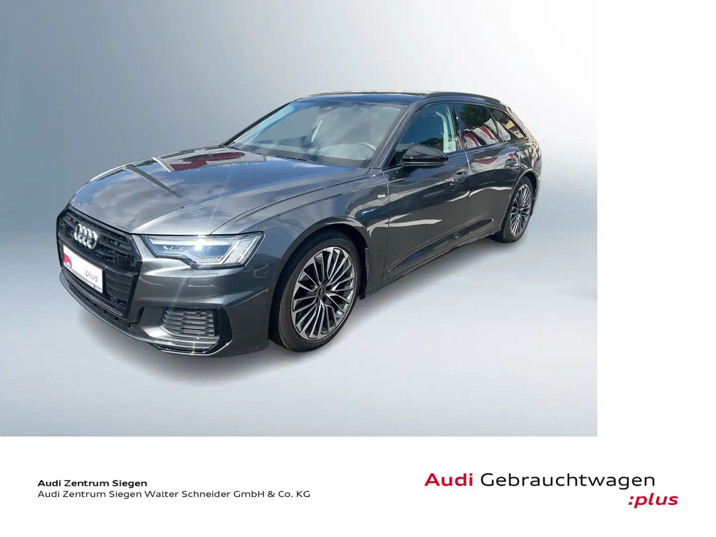 Audi A6 55 TFSI e quattro sport 2x S Line Pano Grijs - 1