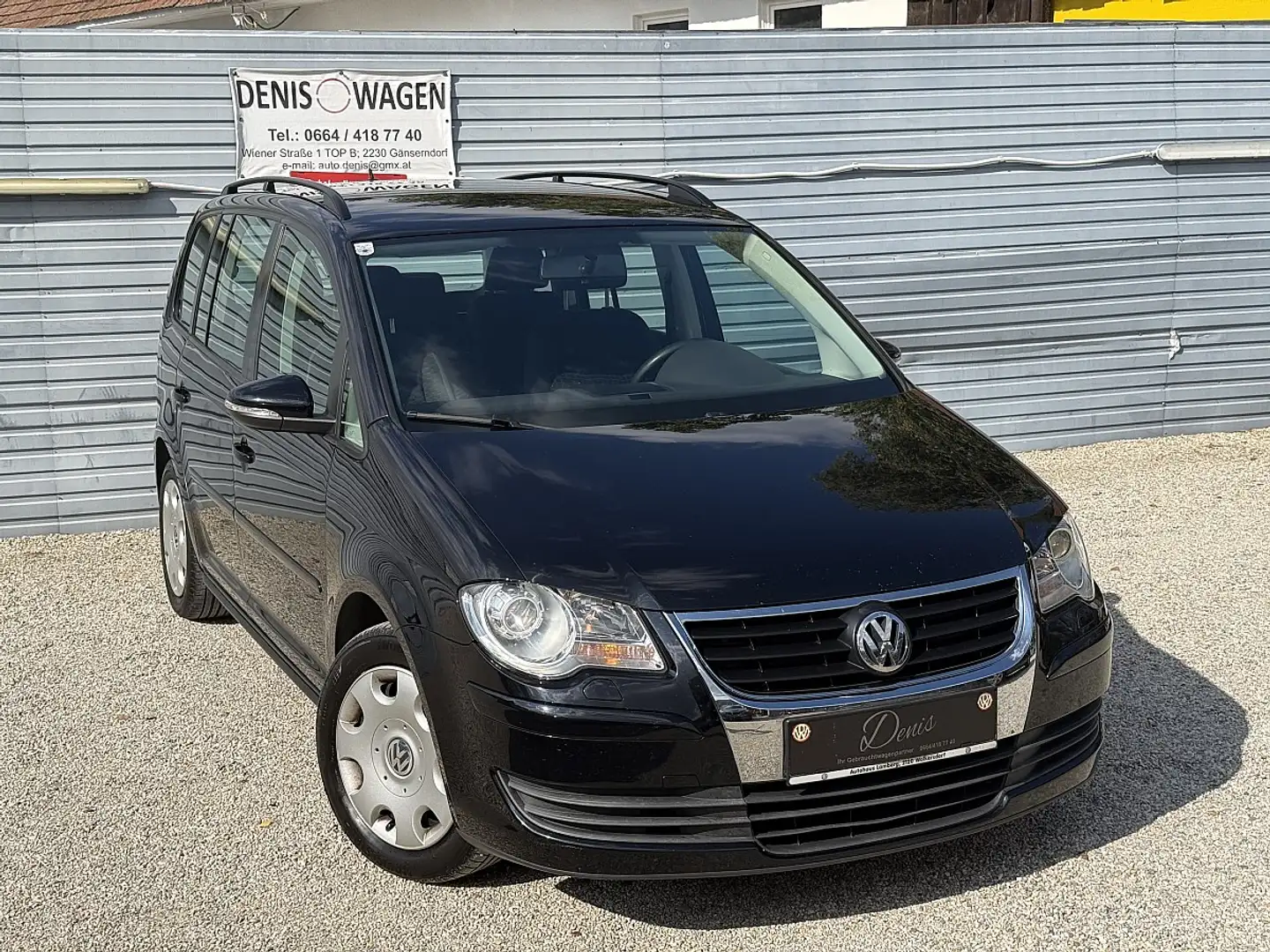 Volkswagen Touran Trendline BMT 1,9 TDI DPF 1. BESITZ Schwarz - 1
