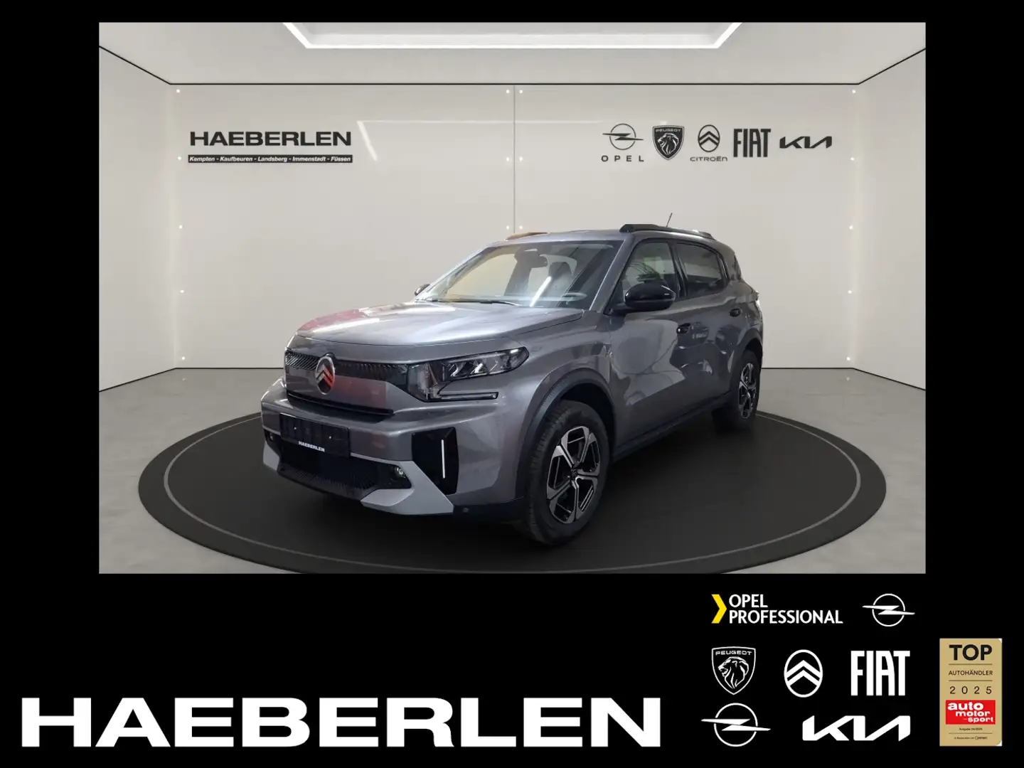 Citroen C3 Aircross 1.2 145 MAX LED+Navi+SHZ+Kam.+KlimaA Grau - 1