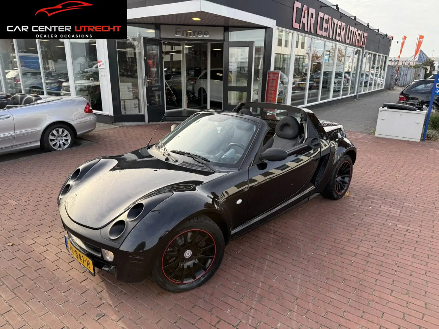 smart roadster 0.7 cabrio | airco | automaat | stoelverwarming | Zwart - 1
