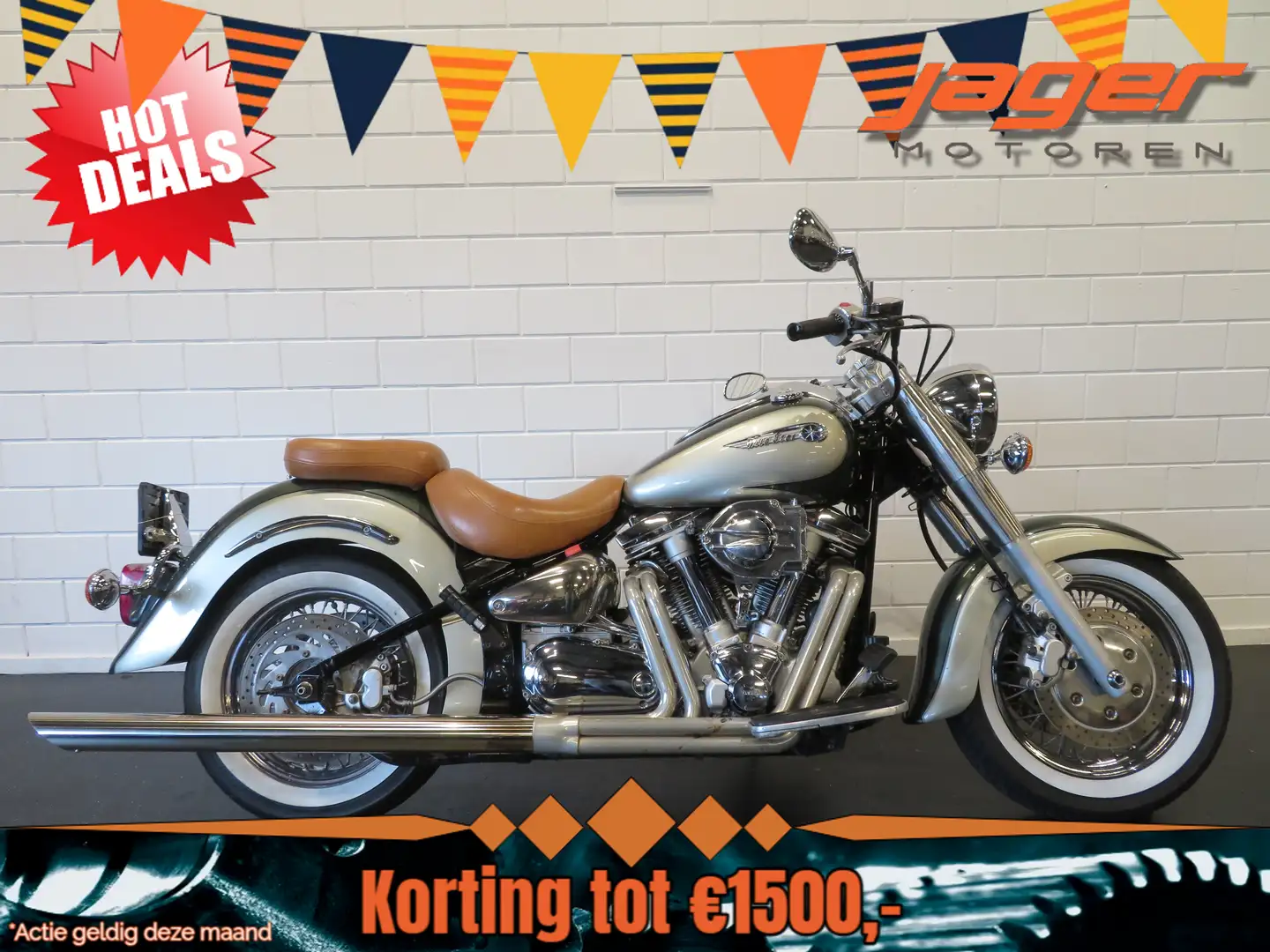 Yamaha XV 1600 WILDSTAR XV1600 ZEER FRAAI! Groen - 1