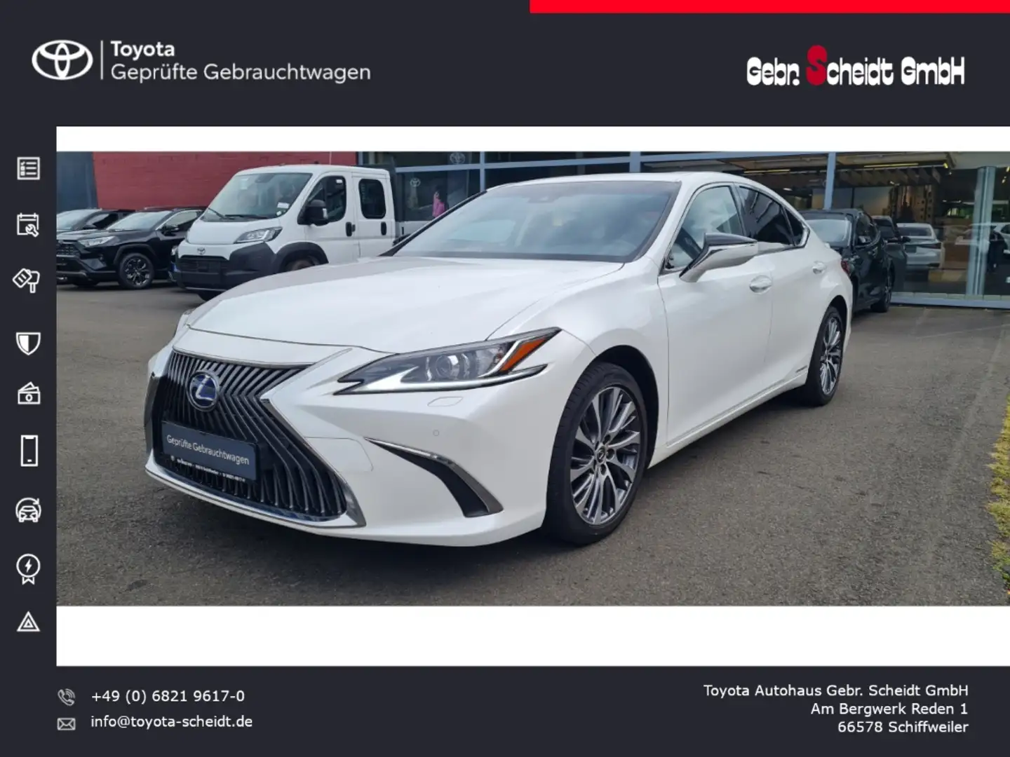 Lexus ES 300 300h EU6d Style Edition Standheizung LED-Hauptsche Weiß - 1