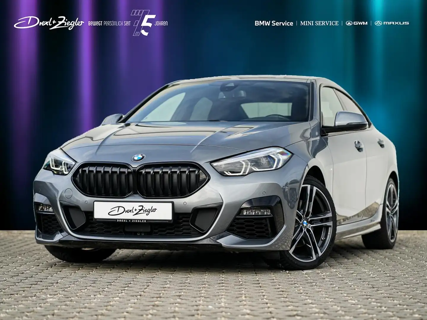 BMW 218 218i Gran Coupe M-Sport 18" PANO KoZg AdLED RFK Gris - 2