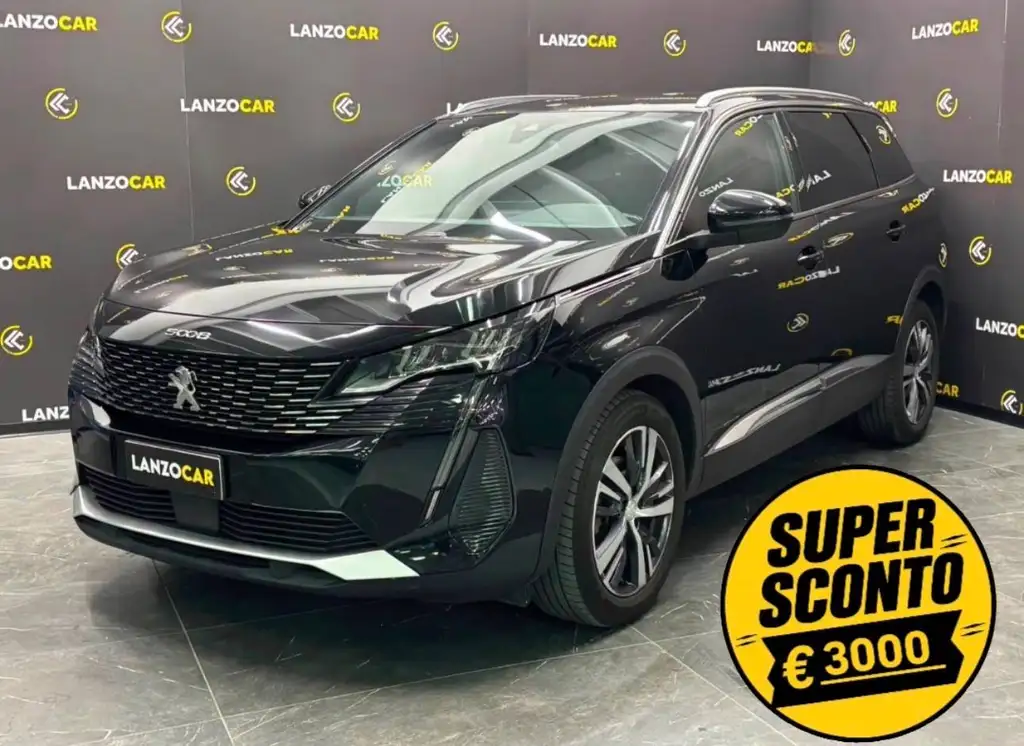 Peugeot 5008, 1.5 BLUEHDI ALLURE 130CV EAT8 7P *DIVERSI COLORI*, colore nero, 2023, diesel | usata in vendita da LANZOCAR