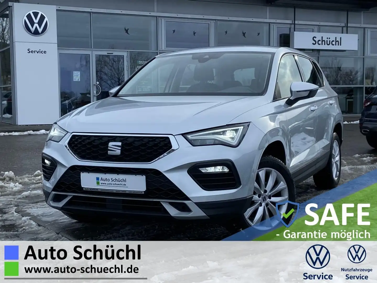 SEAT Ateca 1.5 TSI Style AHK+FULL-LINK+VIRTUAL-COCKPI Silber - 1