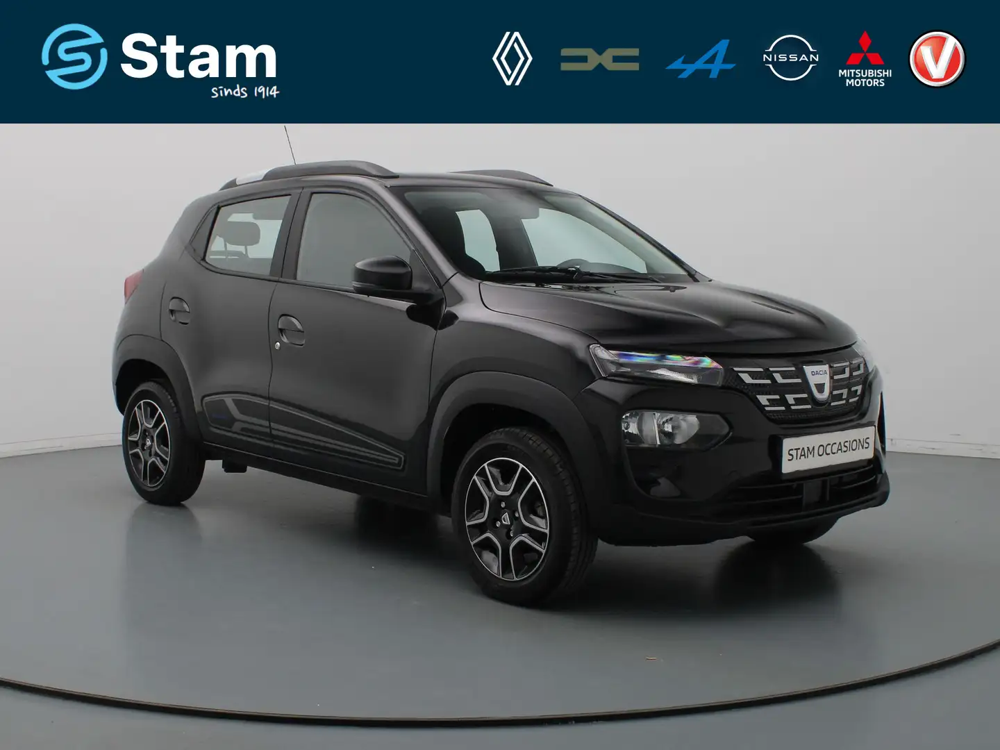 Dacia Spring Comfort 27 kWh Airco | Begrenzer | Radio Zwart - 1