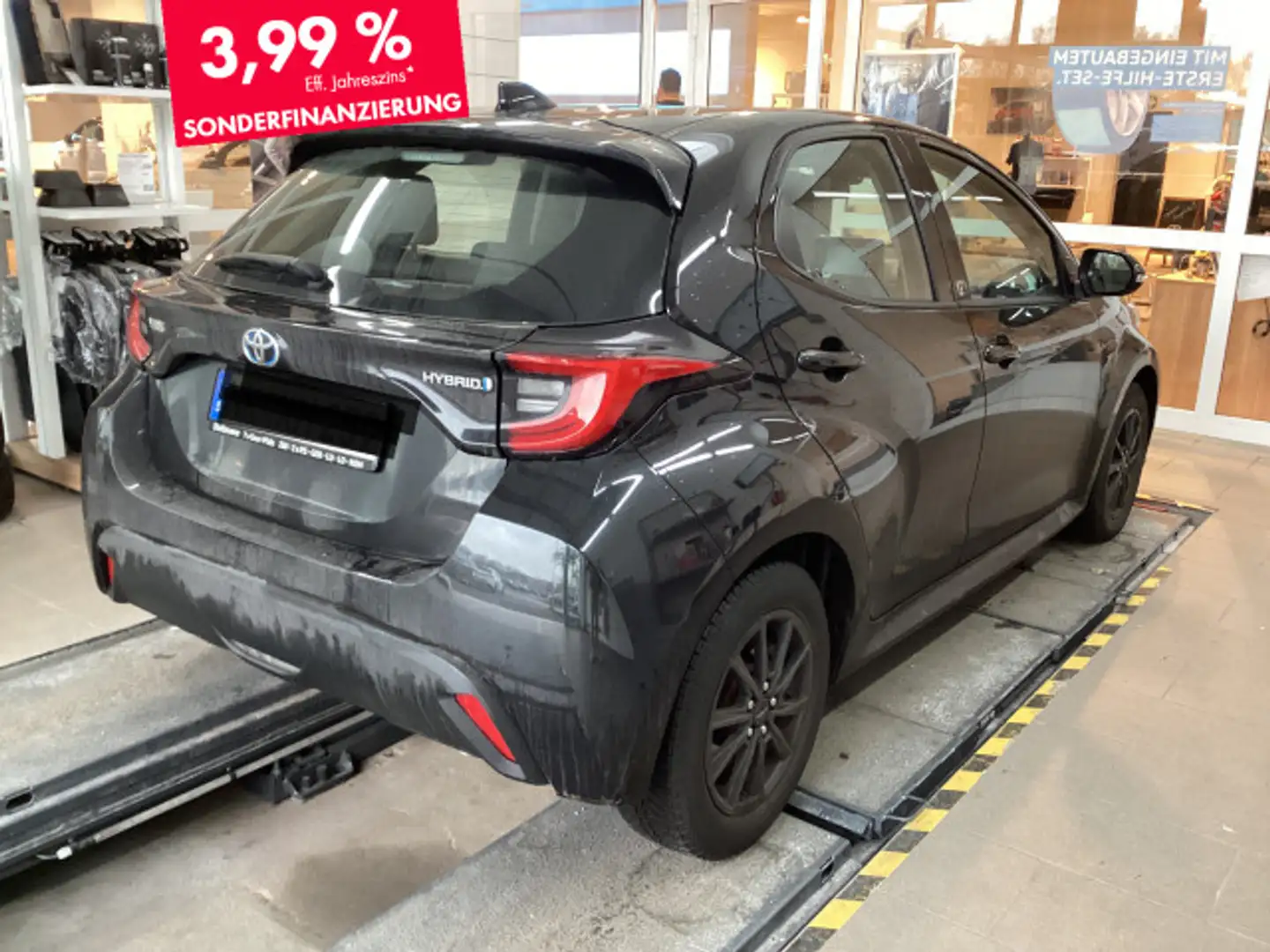 Toyota Yaris Team Deutschland 1.5, VVT-i, RÜCKFAHRKAMER Noir - 2