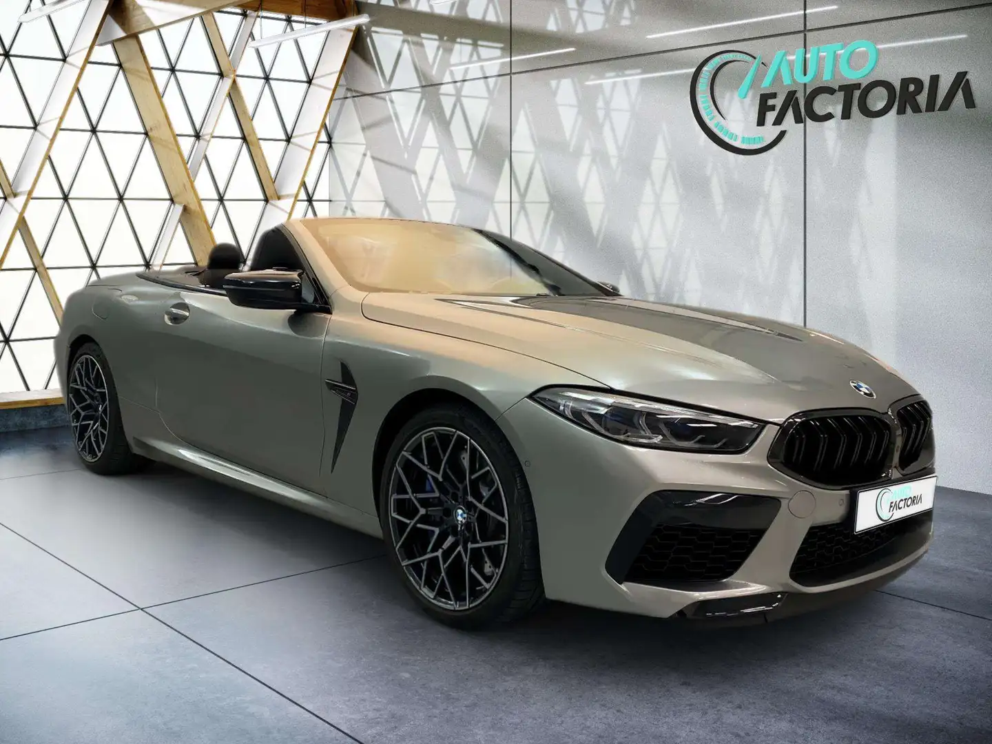 BMW M8 CABRIO -36% 625CV BVA 4X4 COMPETITION+GPS+CUIR+OPT Zöld - 2