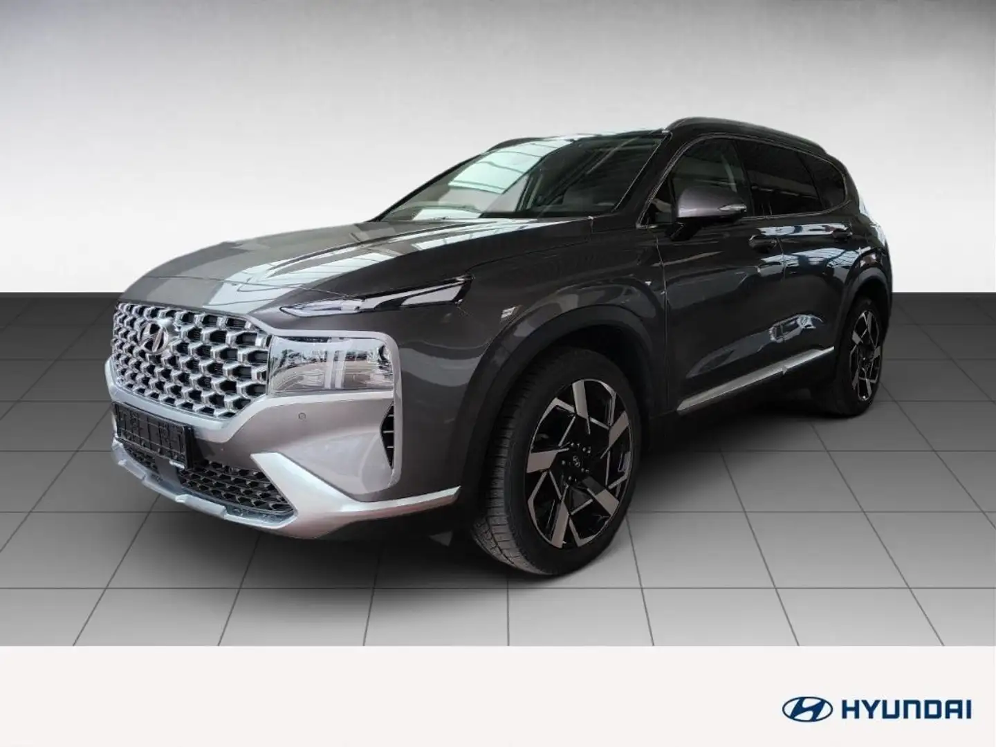 Hyundai SANTA FE CRDi 4WD DCT  PRIME Leder LED Navi elSD Gris - 1