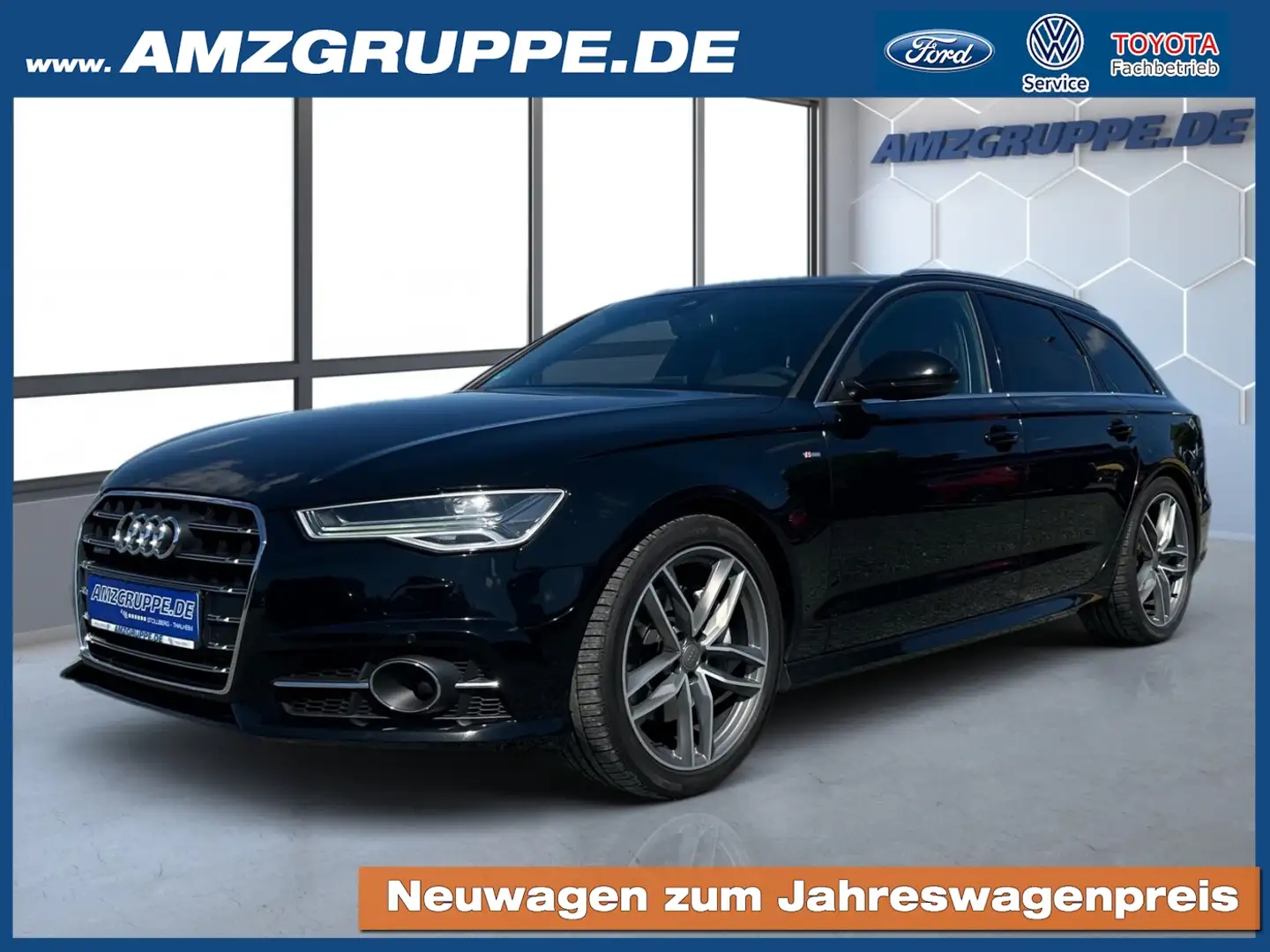 Audi A6 Avant 3.0TDI quattro S-Line+Luftfahrwerk+LED Noir - 1