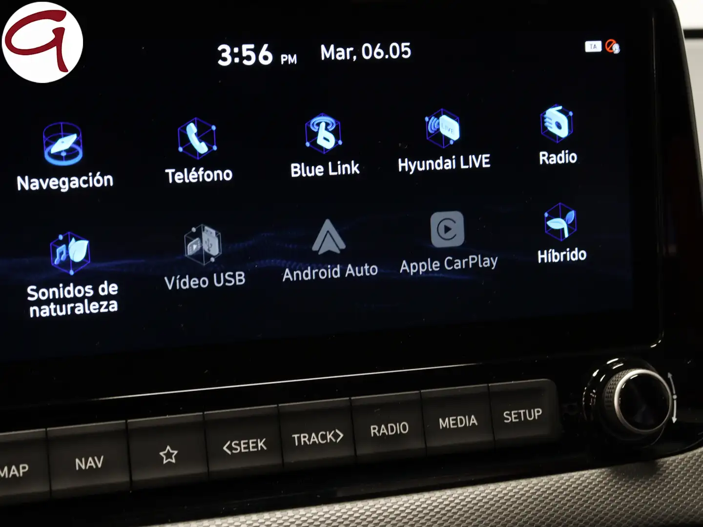 Hyundai KONA HEV 1.6 GDI DT Style Sky Red Plateado - 2