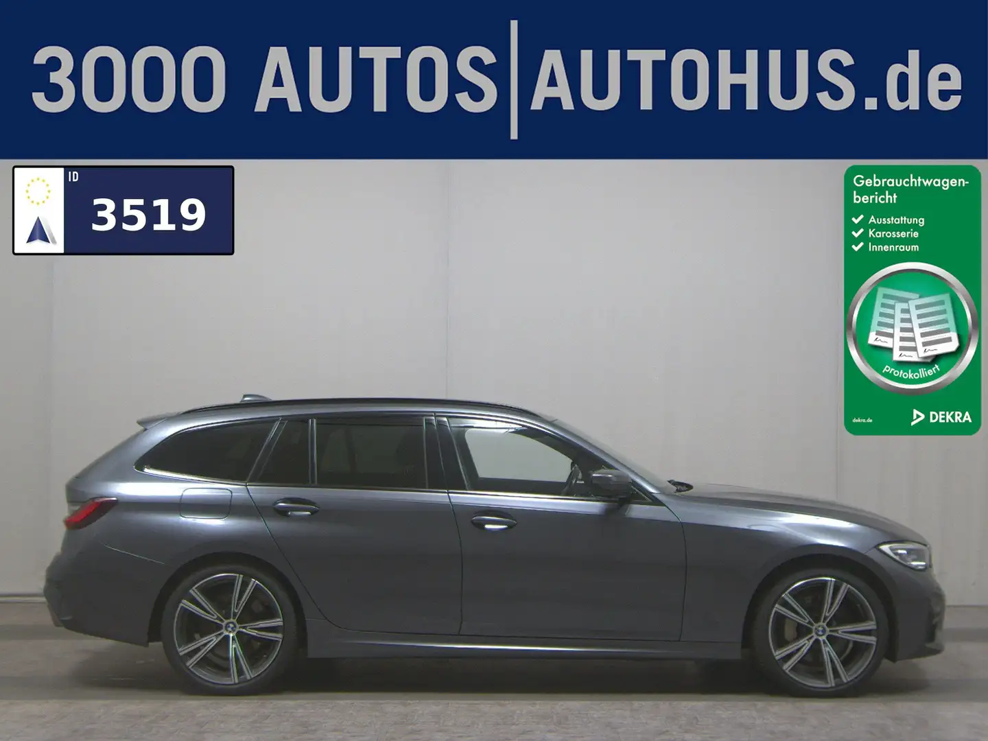 BMW 330 dA Touring xDr M-Sport Navi Laser Pano Hifi Grau - 1