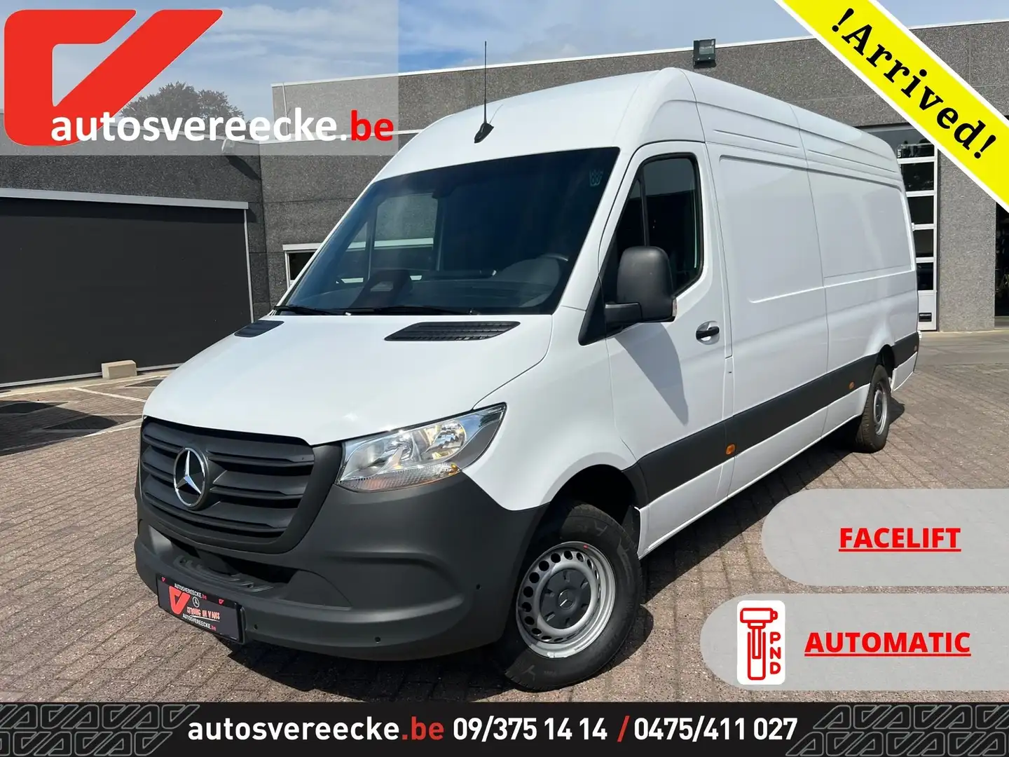 Mercedes-Benz Sprinter 317 L3H2 PRO(39.000€ex)FACELIFT|CAMERA|11" MBUX Blanc - 1