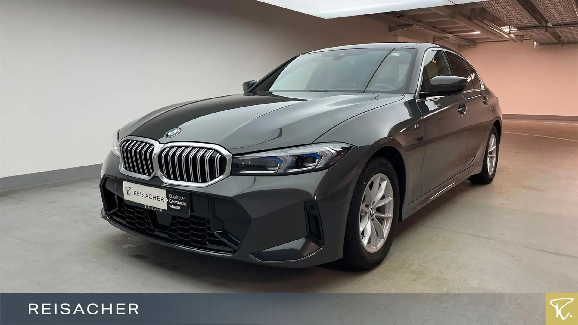 BMW 320 i A Lim M-Sport,GSD,AHK,Leder,Autom Gris - 1