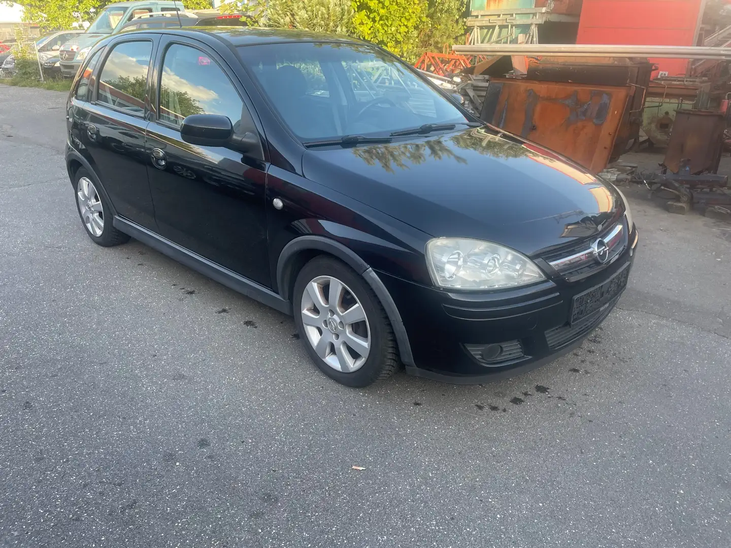 Opel Corsa 1.2 16V Klima Schwarz - 1