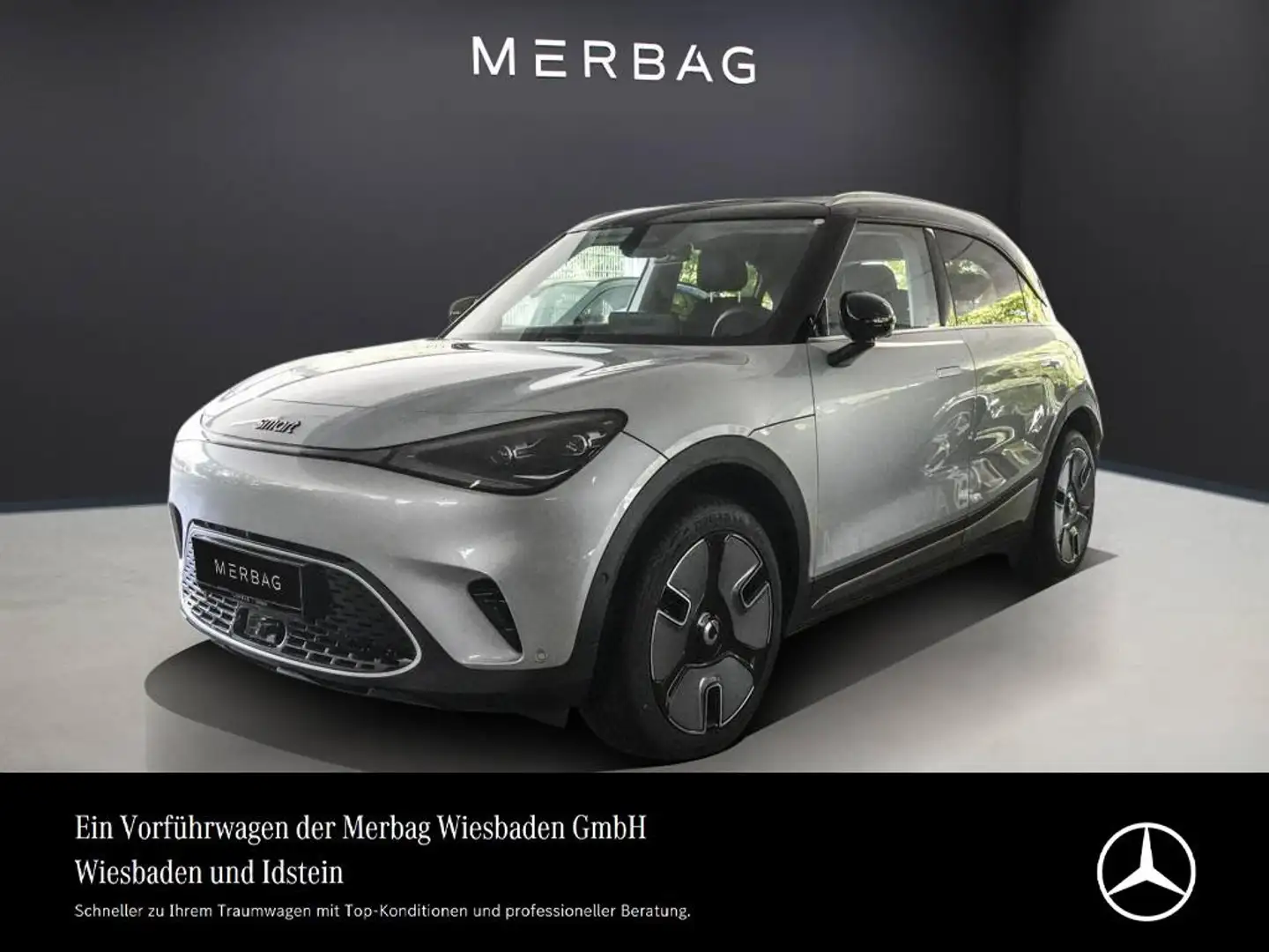 smart #1 PREMIUM-PANO-MEMORY-HEAD-UP-LED-KAMERA Argent - 1