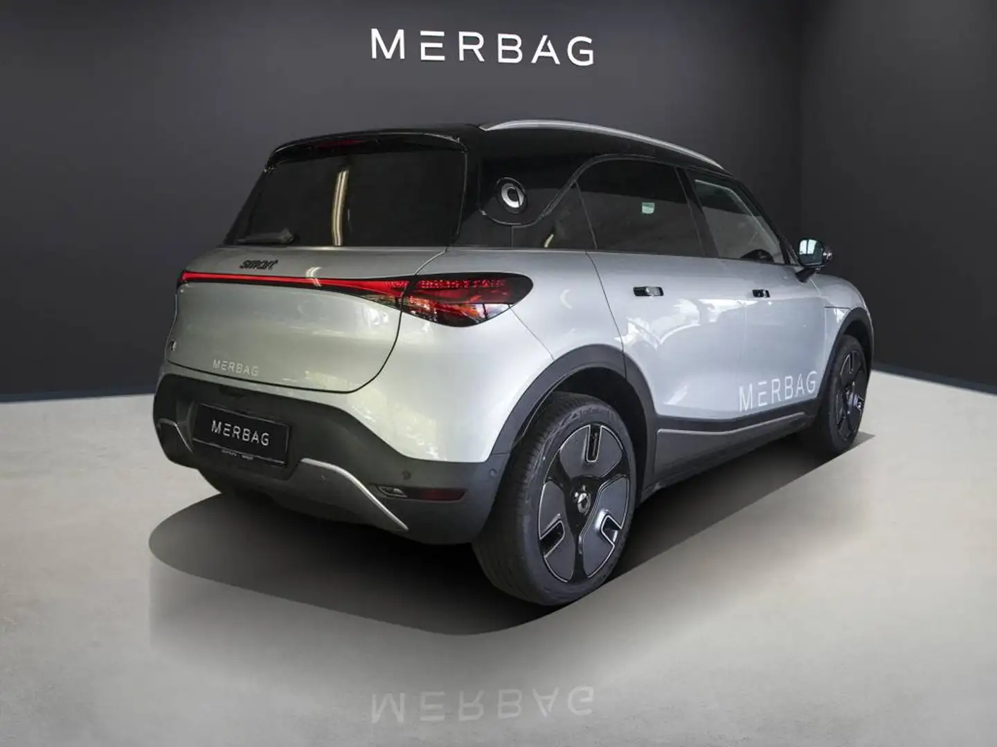 smart #1 PREMIUM-PANO-MEMORY-HEAD-UP-LED-KAMERA Silber - 2