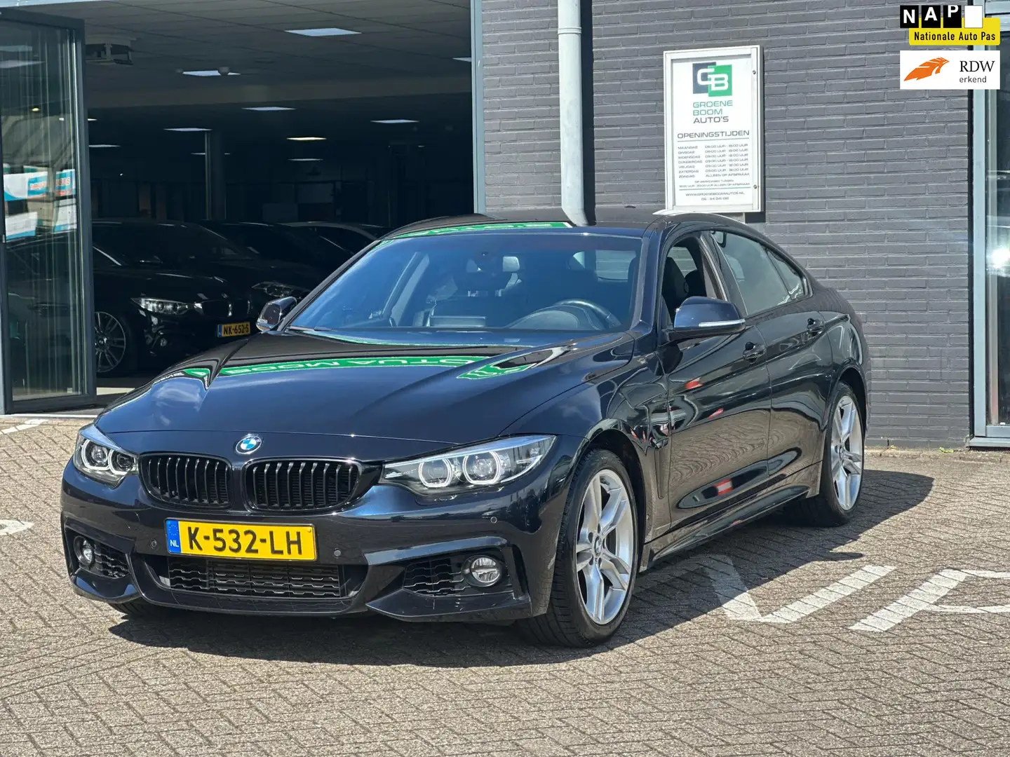 BMW 418 4-serie Gran Coupé 418i M Sport Corporate Lease/1S Noir - 1