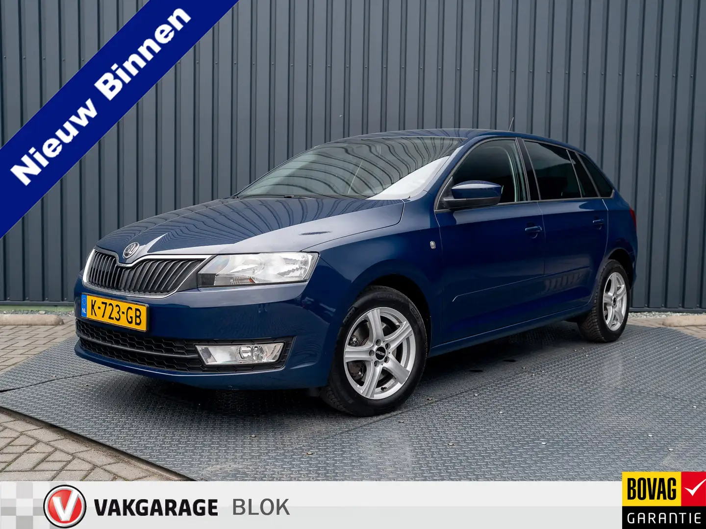 Skoda Rapid/Spaceback 1.2 TSI Greentech Ambition Businessline | Stoelver Blauw - 1