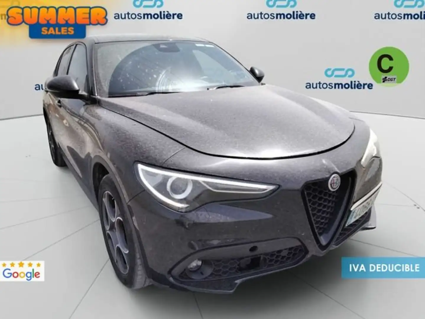 Alfa Romeo Stelvio 2.2+Diesel+Sprint+AWD+140+kW+%28190+CV%29 Negro - 2