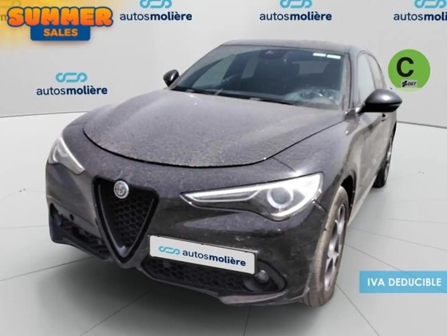 Alfa Romeo Stelvio 2.2+Diesel+Sprint+AWD+140+kW+%28190+CV%29 Negro - 1
