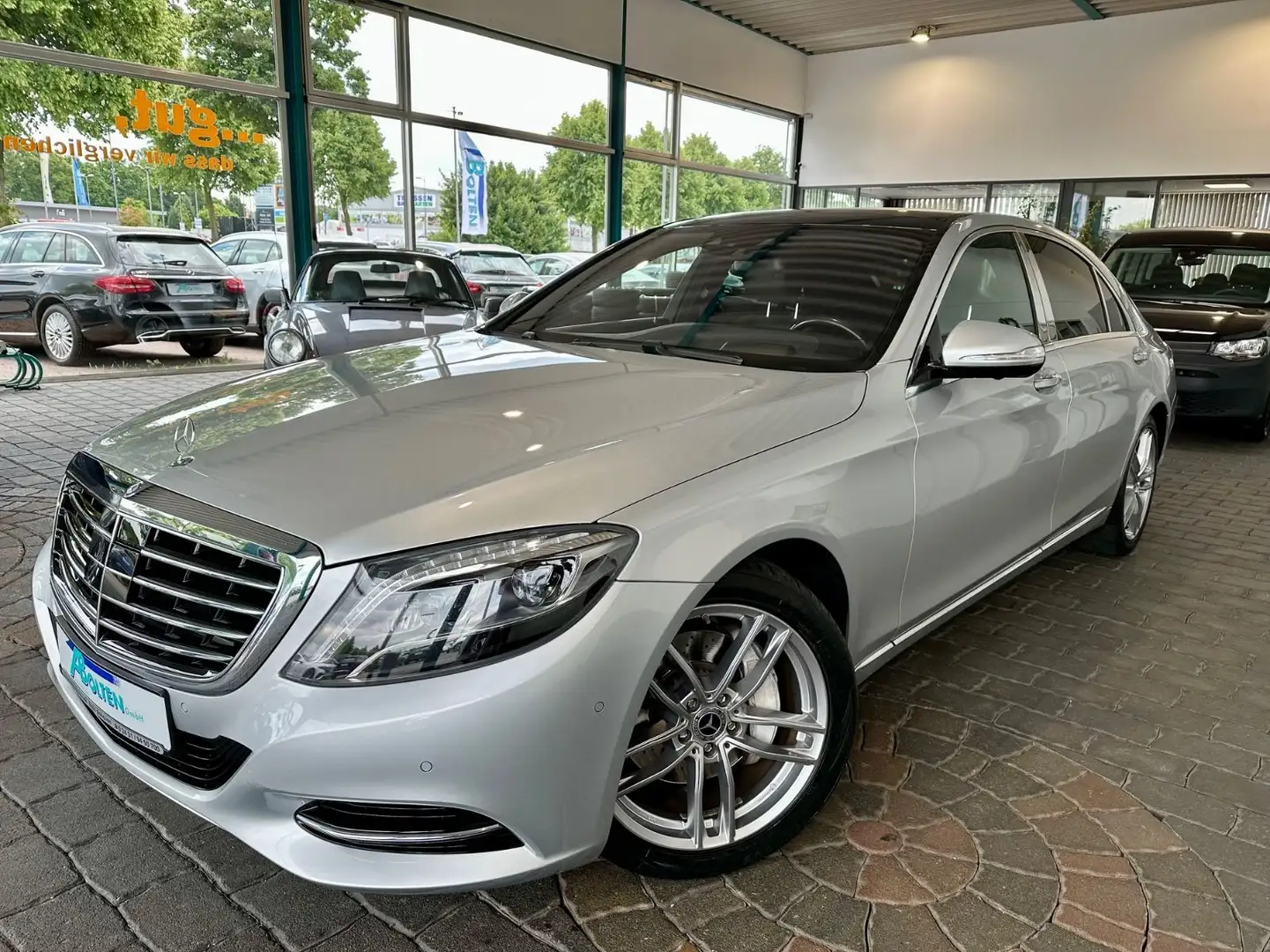 Mercedes-Benz S 350 BlueTec d Lang-Vollaustattung Silber - 2