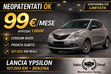 YPSILON 99€/MESE – PERFETTA CITTÀ – CONSUMI ZERO – PRONTA SUBITO – NEOPATENTATI