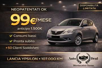 👉 LANCIA YPSILON NEOPATENTATI – 107.000 KM – PERFETTA CITTÀ – BASSI CONSUMI – PRONTA SUBITO