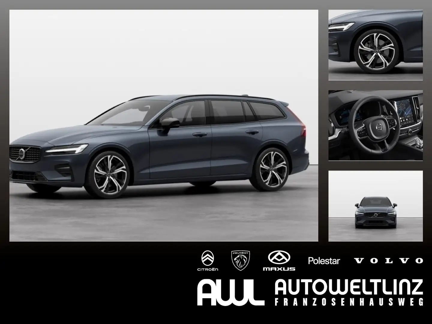 Volvo V60 B4 MHEV Plus Dark Blau - 1