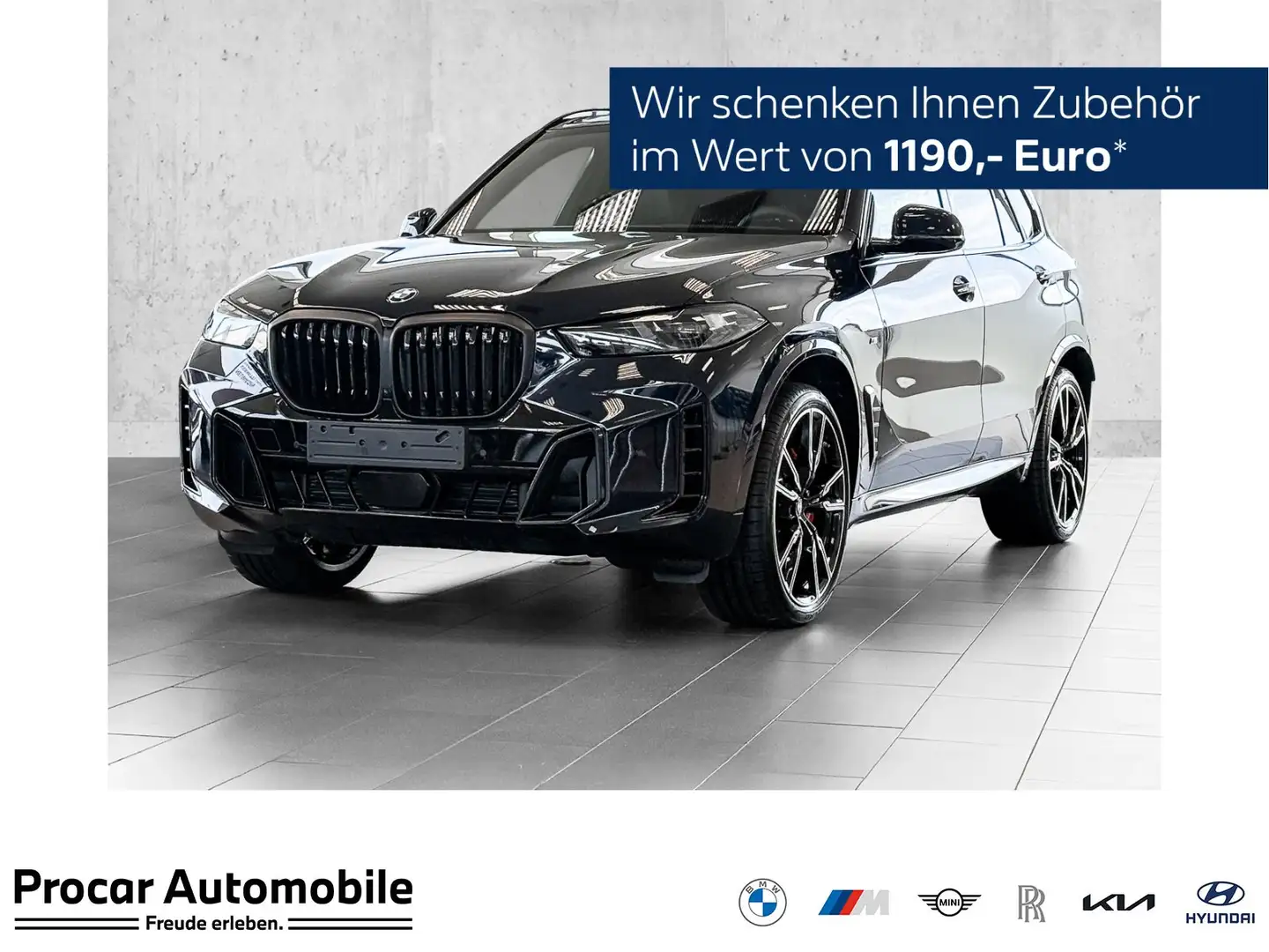 BMW X5 xDrive40d MSport PANO AHK HK HiFi DAB LED 22" Nero - 1