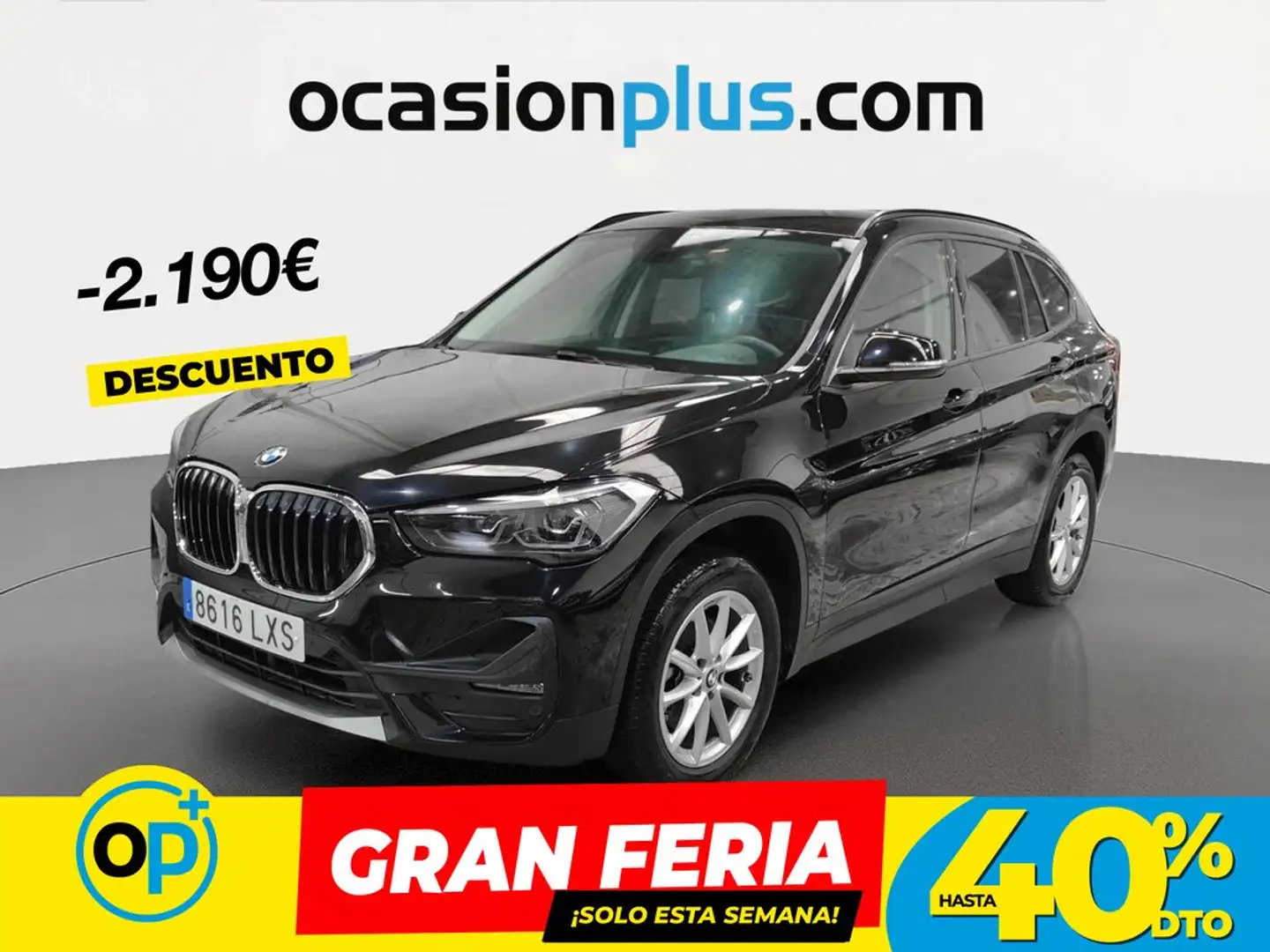 BMW X1 sDrive 18d Negro - 1
