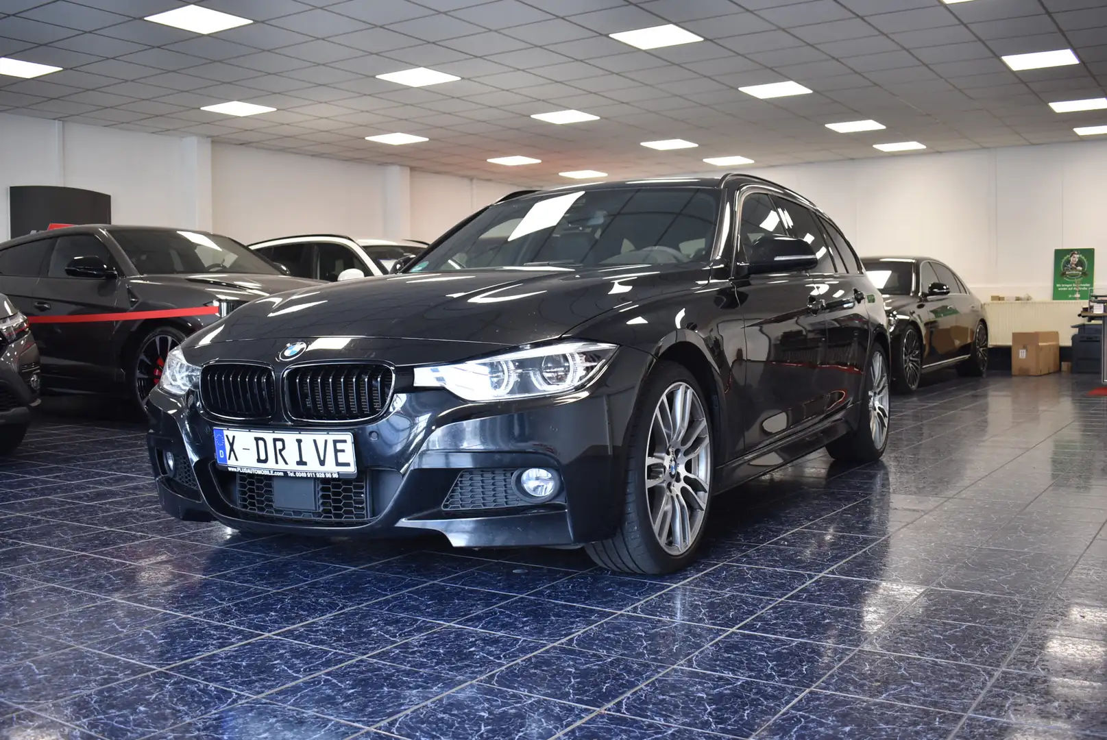 BMW 335 d xDrive M Sport Nav LED Panoram Head-Up Noir - 2