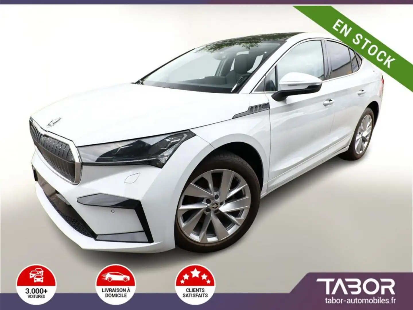 Skoda Enyaq Coupé 60 Loft 180 Matrix GPS ACC Blanc - 1