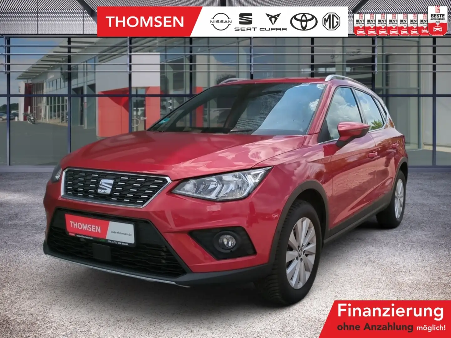 SEAT Arona 1.0 TSI Xcellence Navi AUT PDC SpurW KlimaA Rot - 1