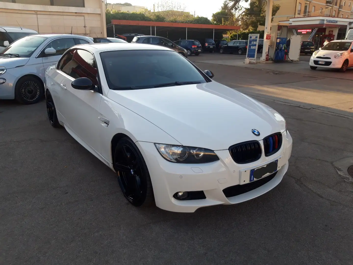 BMW 330 Serie 3 E93 Cabrio 330d Cabrio Msport Blanc - 1