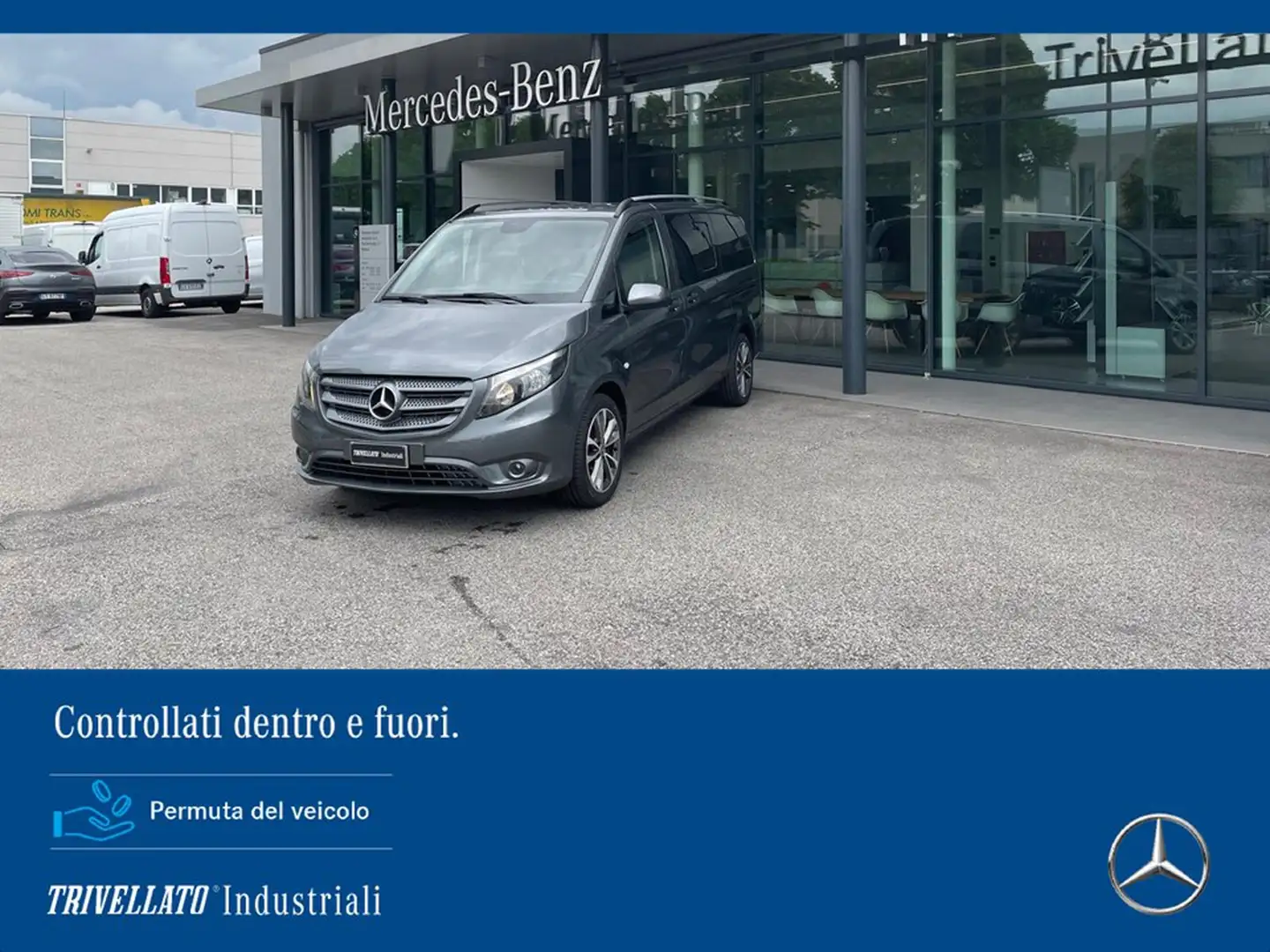 Mercedes-Benz Vito 119 cdi long tourer auto my20 Grigio - 1