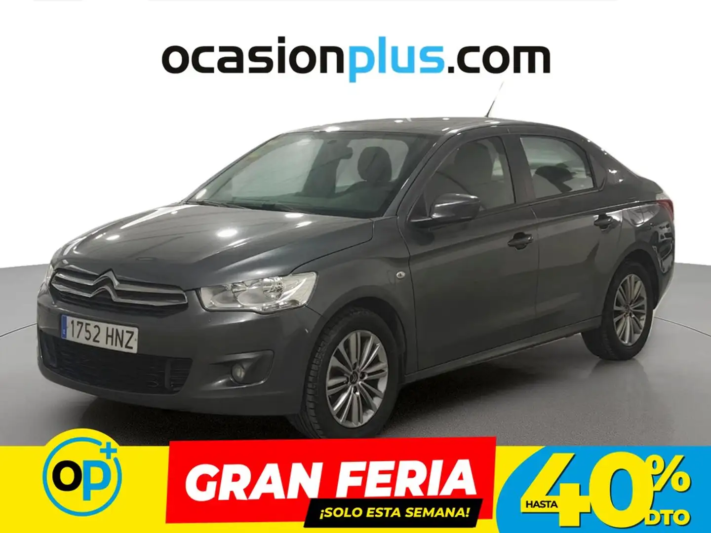 Citroen C-Elysée 1.2 VTi Seduction 72 Gris - 1